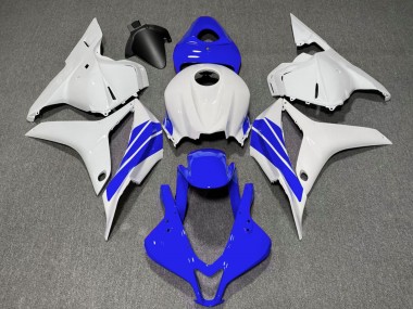 Purchase 2009-2012 Honda CBR600RR Motorcycle Fairings - White Blue Stripe Canada