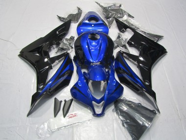 Purchase 2007-2008 Honda CBR600RR Motorcycle Fairing Kits - Blue Glossy Black Canada