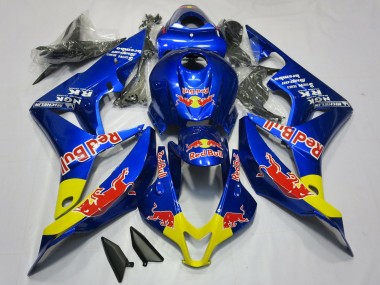 Purchase 2007-2008 Honda CBR600RR Motorcycle Fairings - Blue Yellow Red Bull Canada