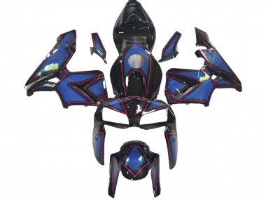Purchase 2005-2006 Honda CBR600RR Motorcycle Fairings - Deep Blue Pink Outline Canada