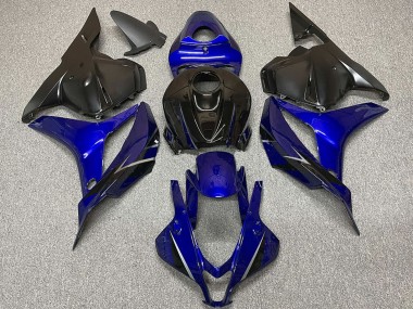 Purchase 2009-2012 Honda CBR600RR Motorcycle Fairings - Blue Glossy Black OEM Style Canada