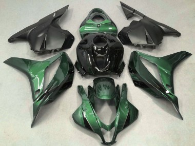 Purchase 2009-2012 Honda CBR600RR Motorcycle Fairing - Green Glossy Black OEM Style Canada