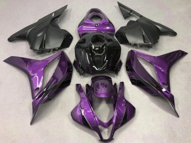 Purchase 2009-2012 Honda CBR600RR Motorcycle Fairings - Purple Glossy Black OEM Style Canada