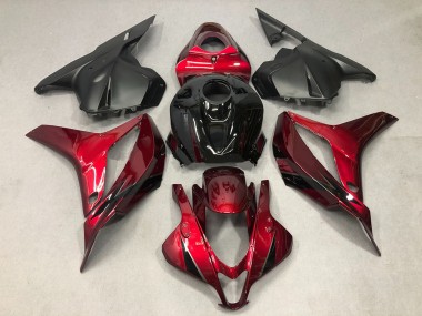 Purchase 2009-2012 Honda CBR600RR Motorcycle Fairing - Red Glossy Black OEM Style Canada