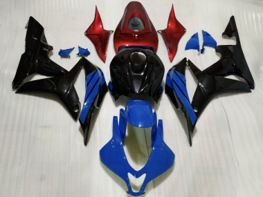 Purchase 2007-2008 Honda CBR600RR Motorcycle Fairings - Red Blue Glossy Black Canada