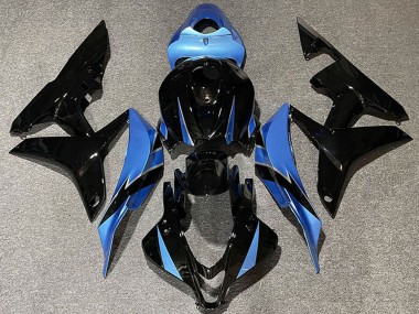 Purchase 2007-2008 Honda CBR600RR Motorcycle Fairings - Light Blue Glossy Black Canada