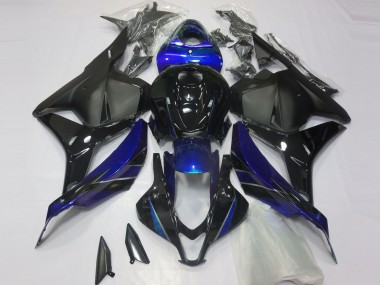 Purchase 2009-2012 Honda CBR600RR Motorcycle Fairing - Blue Glossy Black Matte Black Canada