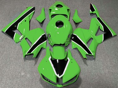 Purchase 2013-2023 Honda CBR600RR Motorcycle Fairings - Green White Glossy Black Canada
