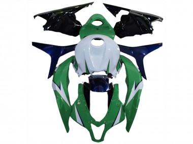 Purchase 2009-2012 Honda CBR600RR Motorcycle Fairing - White Green Blue Glossy Black Canada