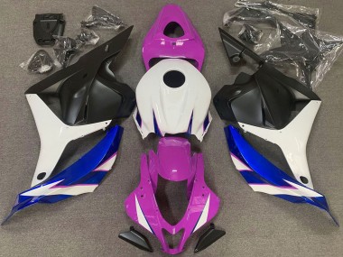 Purchase 2009-2012 Honda CBR600RR Motorcycle Fairings - White Pink Blue Matte Black Canada