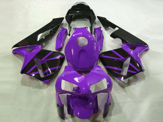 2003-2004 Honda CBR600RR Motorcycle Fairings - Purple Glossy Black OEM Style Canada