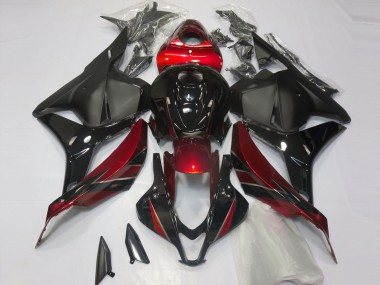 Purchase 2009-2012 Honda CBR600RR Motorcycle Fairings - Red Glossy Black Matte Black Canada