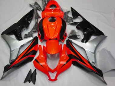 Purchase 2007-2008 Honda CBR600RR Motorcycle Fairing - Silver Red Glossy Black OEM Style Canada
