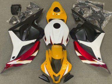 Purchase 2009-2012 Honda CBR600RR Motorcycle Fairings - White Red Yellow Matte Black Canada