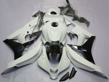 Purchase 2007-2008 Honda CBR600RR Motorcycle Fairings - White Glossy Black Canada