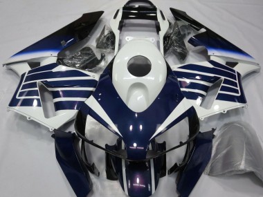 Purchase 2003-2004 Honda CBR600RR Motorcycle Fairings - White Blue Fade Canada