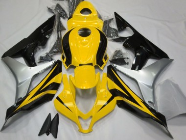 Purchase 2007-2008 Honda CBR600RR Motorcycle Fairings - Silver Yellow Glossy Black Canada