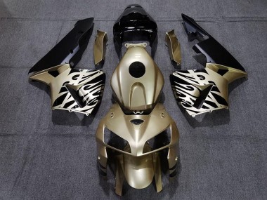 Purchase 2005-2006 Honda CBR600RR Motorcycle Fairings - Gold Black White Canada