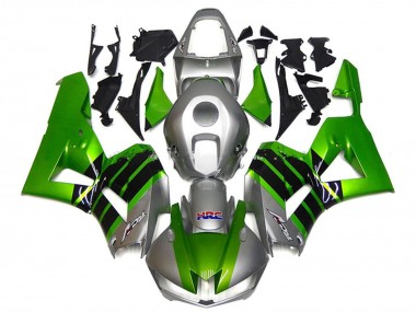 Purchase 2013-2023 Honda CBR600RR Motorcycle Fairings - Silver Green Glossy Black HRC Canada