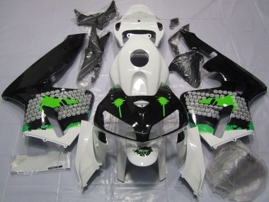 Purchase 2005-2006 Honda CBR600RR Motorcycle Fairings - White Green Black Splatter Canada