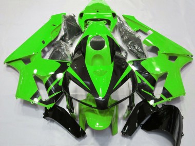 Purchase 2005-2006 Honda CBR600RR Motorcycle Fairings - Green Glossy Black Design Canada