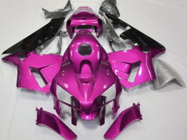 Purchase 2005-2006 Honda CBR600RR Motorcycle Fairings - Hot Pink Black CBR Style Canada