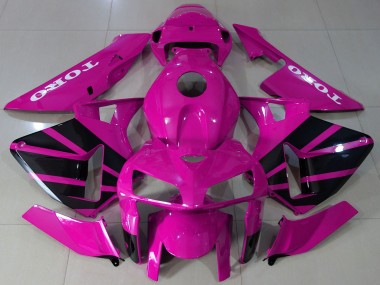 Purchase 2005-2006 Honda CBR600RR Motorcycle Fairings - Hot Pink Black OEM Style Canada