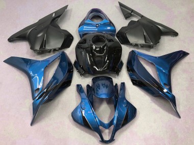 Purchase 2009-2012 Honda CBR600RR Motorcycle Fairings - Blue Glossy Black Matte Black Canada