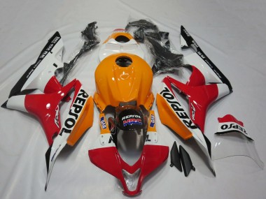 Purchase 2007-2008 Honda CBR600RR Motorcycle Fairings - Orange White Red Glossy Black Repsol Canada