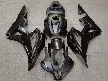 Purchase 2007-2008 Honda CBR600RR Motorcycle Fairings - Glossy Black Matte Black Canada