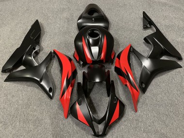 Purchase 2007-2008 Honda CBR600RR Motorcycle Fairings - Red Matte Black Canada