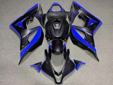 Purchase 2007-2008 Honda CBR600RR Motorcycle Fairings - Blue Matte Black Canada
