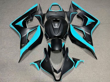 Purchase 2007-2008 Honda CBR600RR Motorcycle Fairing - Cyan Blue Matte Black Canada