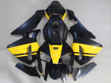 Purchase 2005-2006 Honda CBR600RR Motorcycle Fairings - Matte Black Glossy Yellow Canada