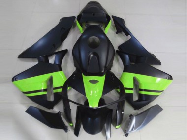 Purchase 2005-2006 Honda CBR600RR Motorcycle Fairings - Matte Black Light Green Canada