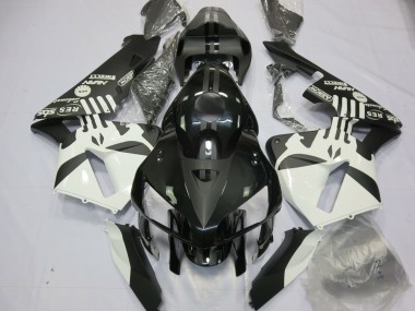 Purchase 2005-2006 Honda CBR600RR Motorcycle Fairings - White Matte Black Puisher Logo Canada