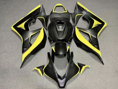 Purchase 2007-2008 Honda CBR600RR Motorcycle Fairings - Yellow Matte Black Canada
