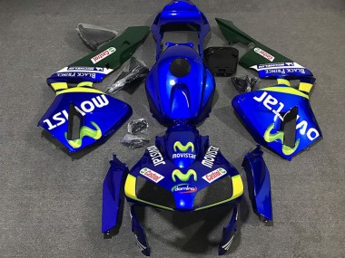 Purchase 2003-2004 Honda CBR600RR Motorcycle Fairings - Blue Yellow Green MoviStar Canada