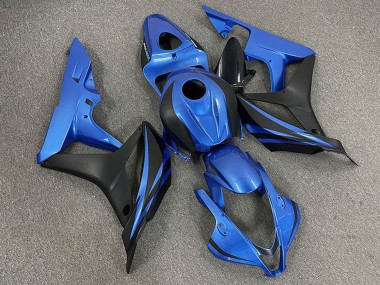 Purchase 2007-2008 Honda CBR600RR Motorcycle Fairings - Blue Matte Black OEM Style Canada