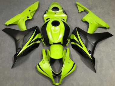 Purchase 2007-2008 Honda CBR600RR Motorcycle Fairings - Neon Yellow Matte Black OEM Style Canada
