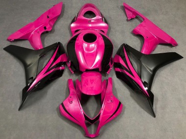 Purchase 2007-2008 Honda CBR600RR Motorcycle Fairings - Pink Matte Black OEM Style Canada