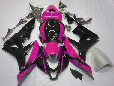 Purchase 2007-2008 Honda CBR600RR Motorcycle Fairings - Pink Glossy Black OEM Style Canada