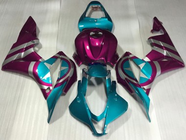 Purchase 2007-2008 Honda CBR600RR Motorcycle Fairings - Pink Blue Captain America Canada