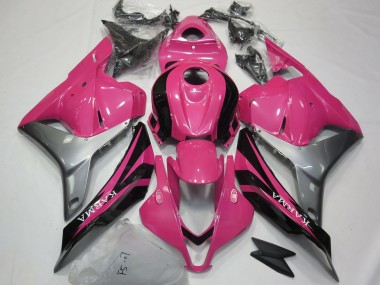 Purchase 2009-2012 Honda CBR600RR Motorcycle Fairings - Silver Pink Glossy Black OEM Style Canada