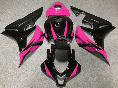 Purchase 2007-2008 Honda CBR600RR Motorcycle Fairings - Pink Glossy Black Matte Black Canada