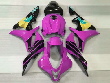 Purchase 2007-2008 Honda CBR600RR Motorcycle Fairings - Pink Yellow Glossy Black Blue Bull Canada