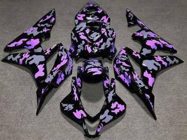 Purchase 2007-2008 Honda CBR600RR Motorcycle Fairings - Purple Grey Camouflage Canada