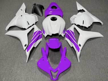 Purchase 2009-2012 Honda CBR600RR Motorcycle Fairings - White Purple Stripe Canada