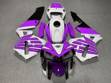 Purchase 2005-2006 Honda CBR600RR Motorcycle Fairings - Purple and White Wings Canada