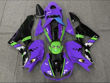 Purchase 2013-2023 Honda CBR600RR Motorcycle Fairings - Purple Green Blue Glossy Black Shark Canada